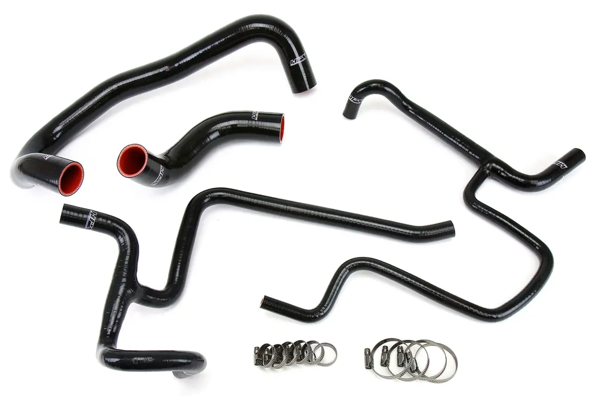 Hps Performance High Temp Reinforced Silicone Radiator And Heater Coolant Hose Kit, Black, 57-1327-Blk 1