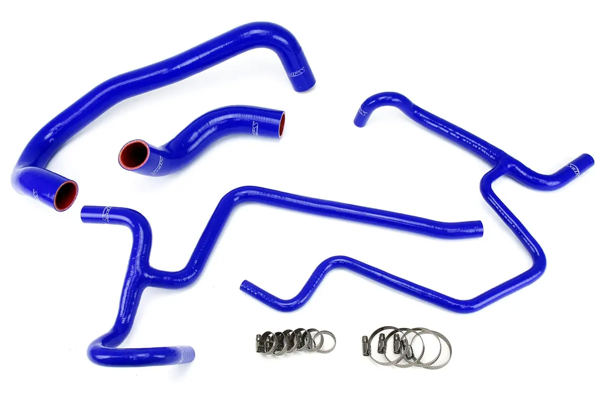 Hps Performance High Temp Reinforced Silicone Radiator And Heater Coolant Hose Kit, Blue, 57-1327-Blue 1