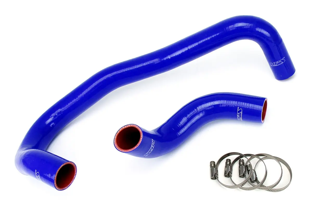 Hps Performance High Temp Reinforced Silicone Radiator Coolant Hose Kit, Blue, 57-1327R-Blue 1