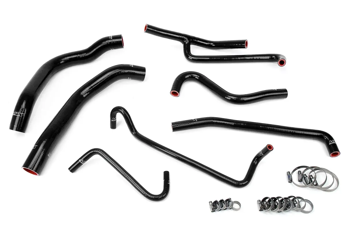 Hps Performance High Temp Reinforced Silicone Radiator And Heater Coolant Hose Kit, Black, 57-1330-Blk 1
