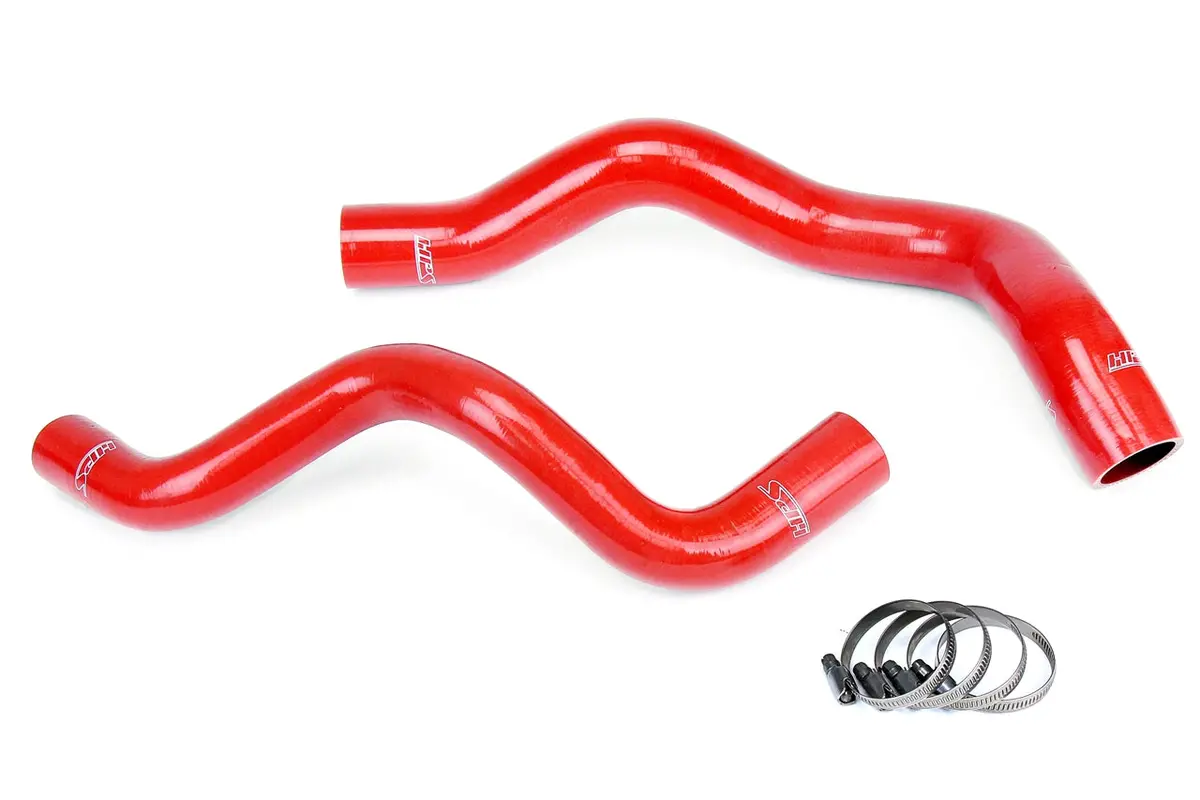 Hps Performance High Temp Reinforced Silicone Radiator Coolant Hose Kit, Red, 57-1332-Red 1