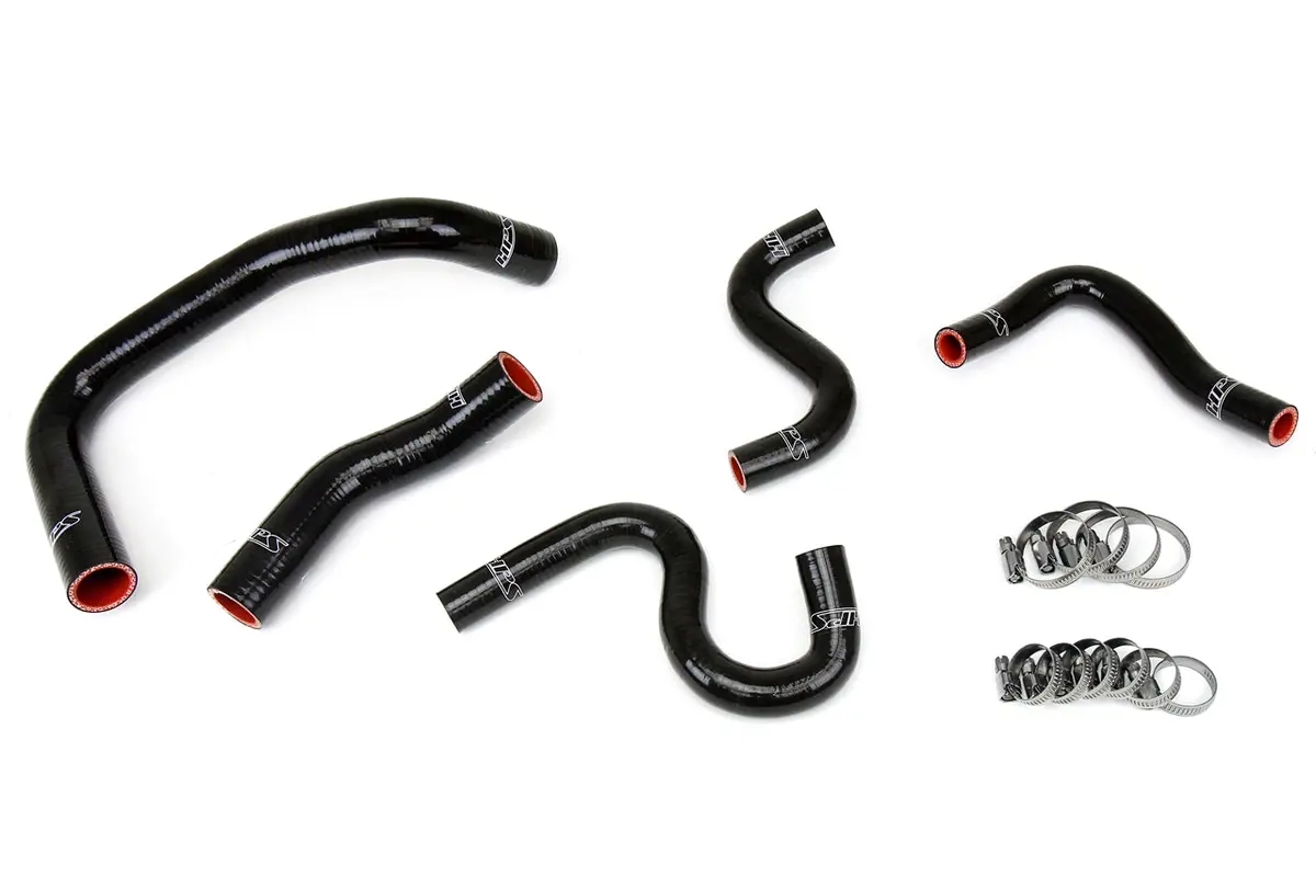 Hps Performance High Temp Reinforced Silicone Radiator And Heater Coolant Hose Kit, Black, 57-1337-Blk 1