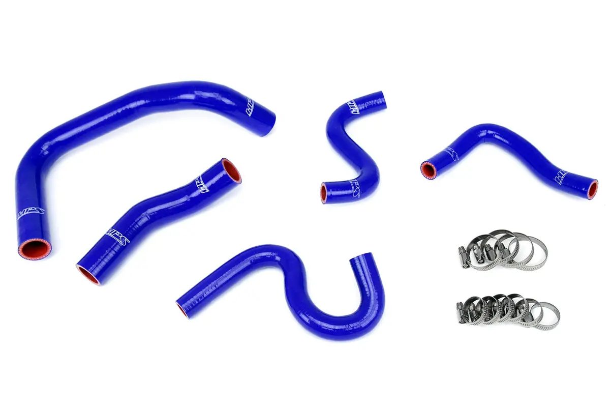 Hps Performance High Temp Reinforced Silicone Radiator And Heater Coolant Hose Kit, Blue, 57-1337-Blue 1