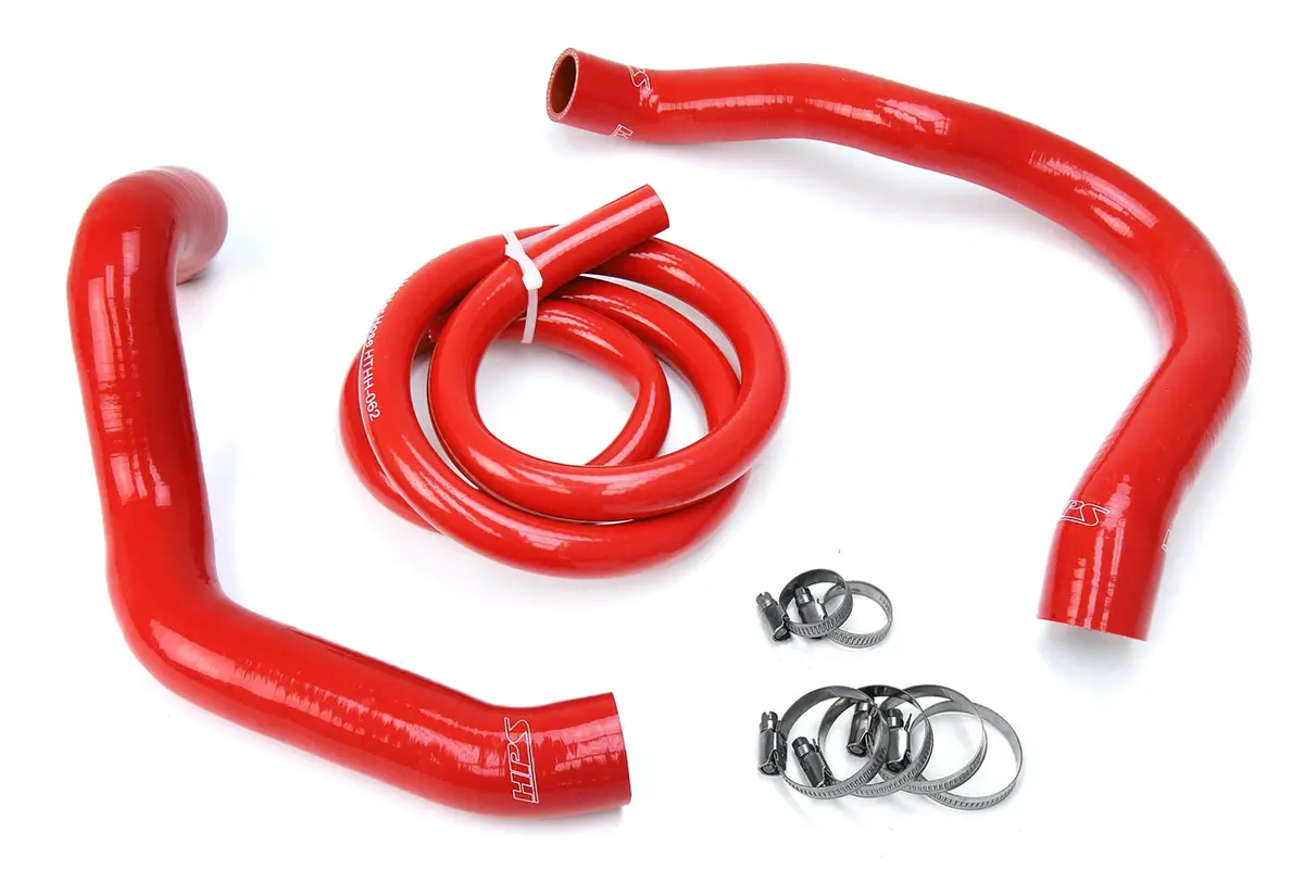 Hps Performance High Temp Reinforced Silicone Radiator And Heater Coolant Hose Kit, Red, 57-1338-Red 1