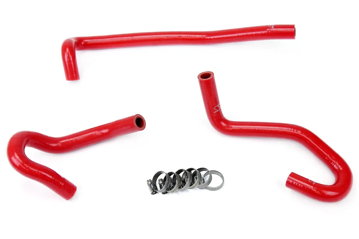 Hps Performance High Temp Reinforced Silicone Heater Coolant Hose Kit, Red, 57-1340-Red 1
