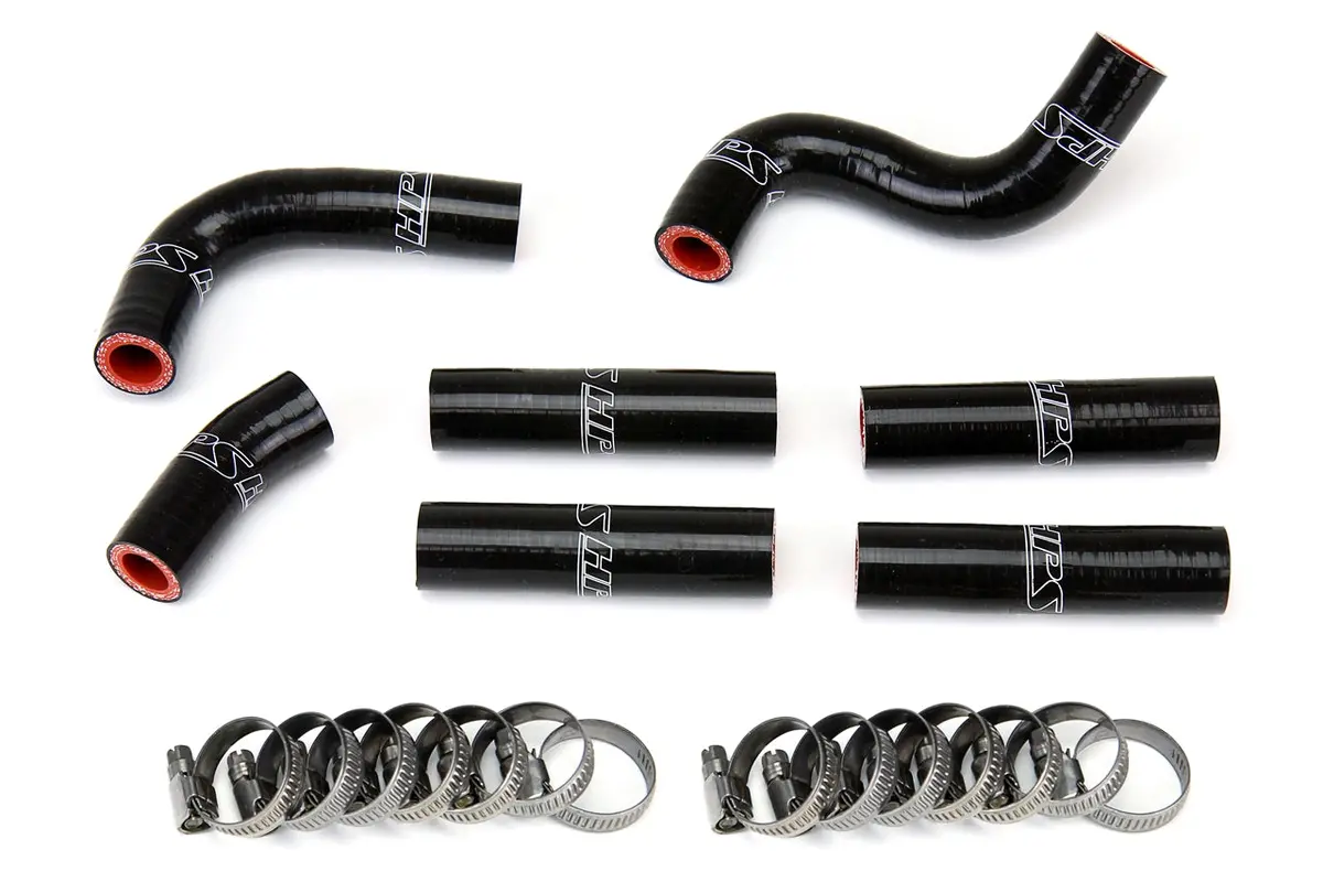 Hps Performance High Temp Reinforced Silicone Heater Coolant Hose Kit, Black, 57-1344-Blk 1
