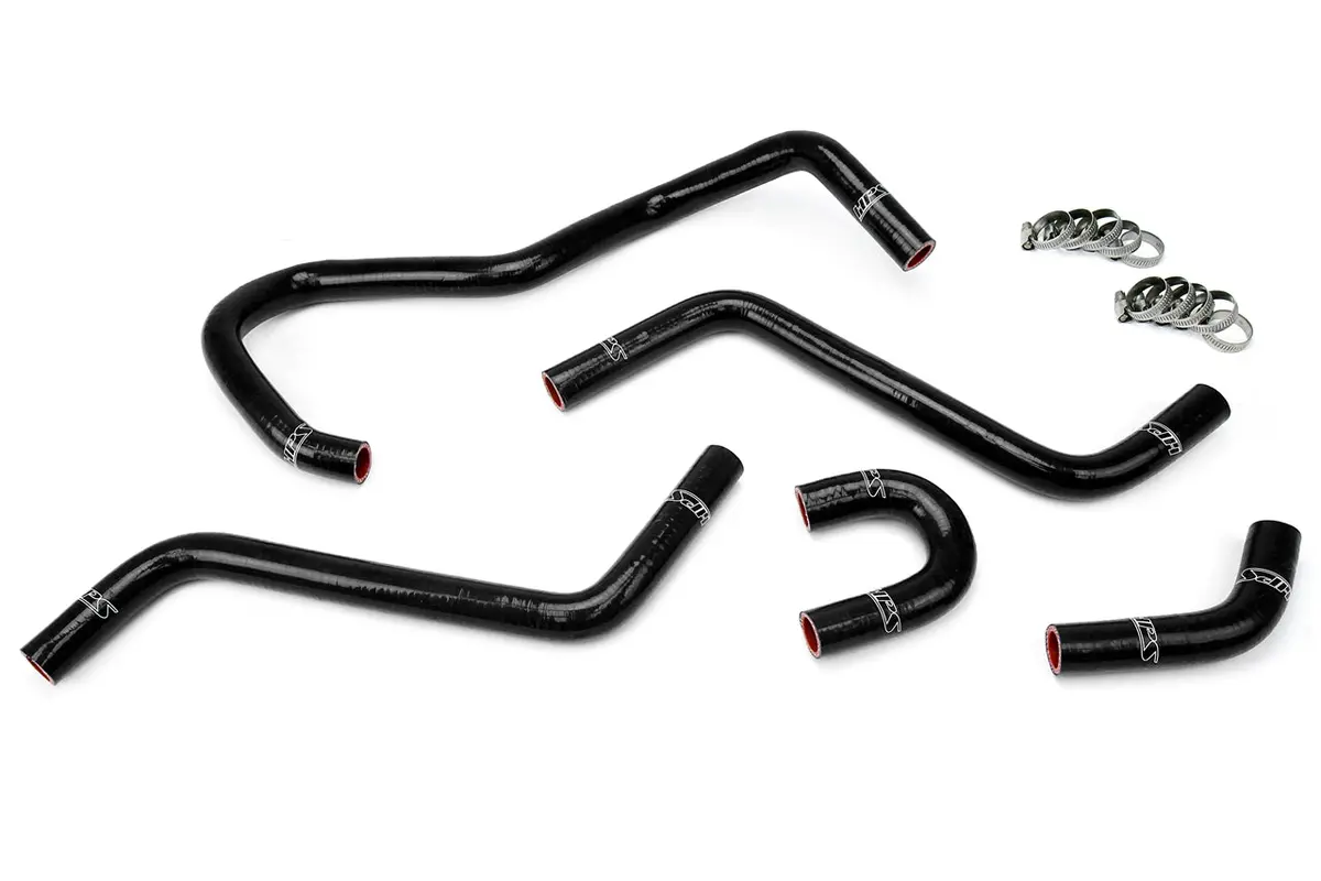Hps Performance High Temp Reinforced Silicone Radiator Coolant Hose Kit, Black, 57-1345-Blk 1