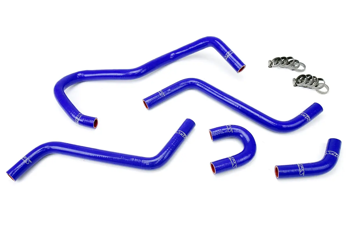 Hps Performance High Temp Reinforced Silicone Radiator Coolant Hose Kit, Blue, 57-1345-Blue 1