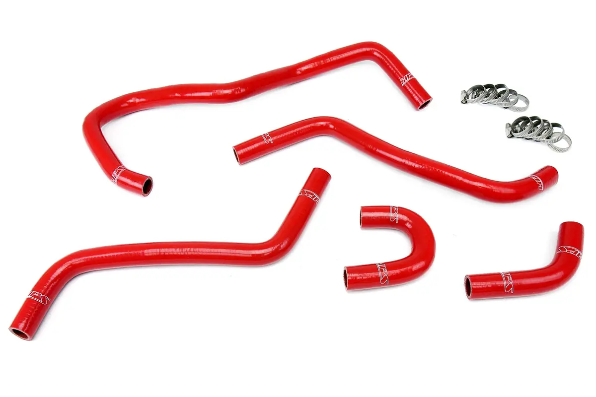Hps Performance High Temp Reinforced Silicone Radiator Coolant Hose Kit, Red, 57-1345-Red 1