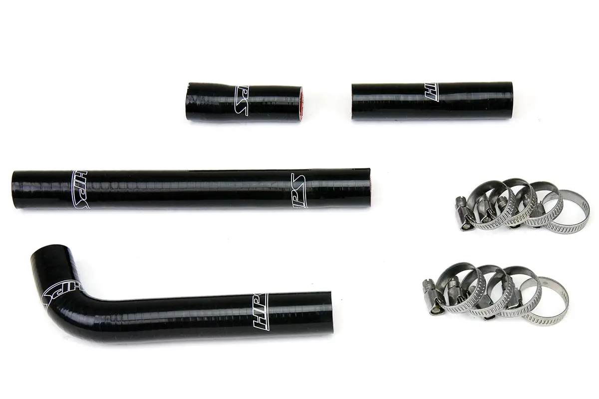 Hps Performance High Temp Reinforced Silicone Radiator Coolant Hose Kit, Black, 57-1351-Blk 1