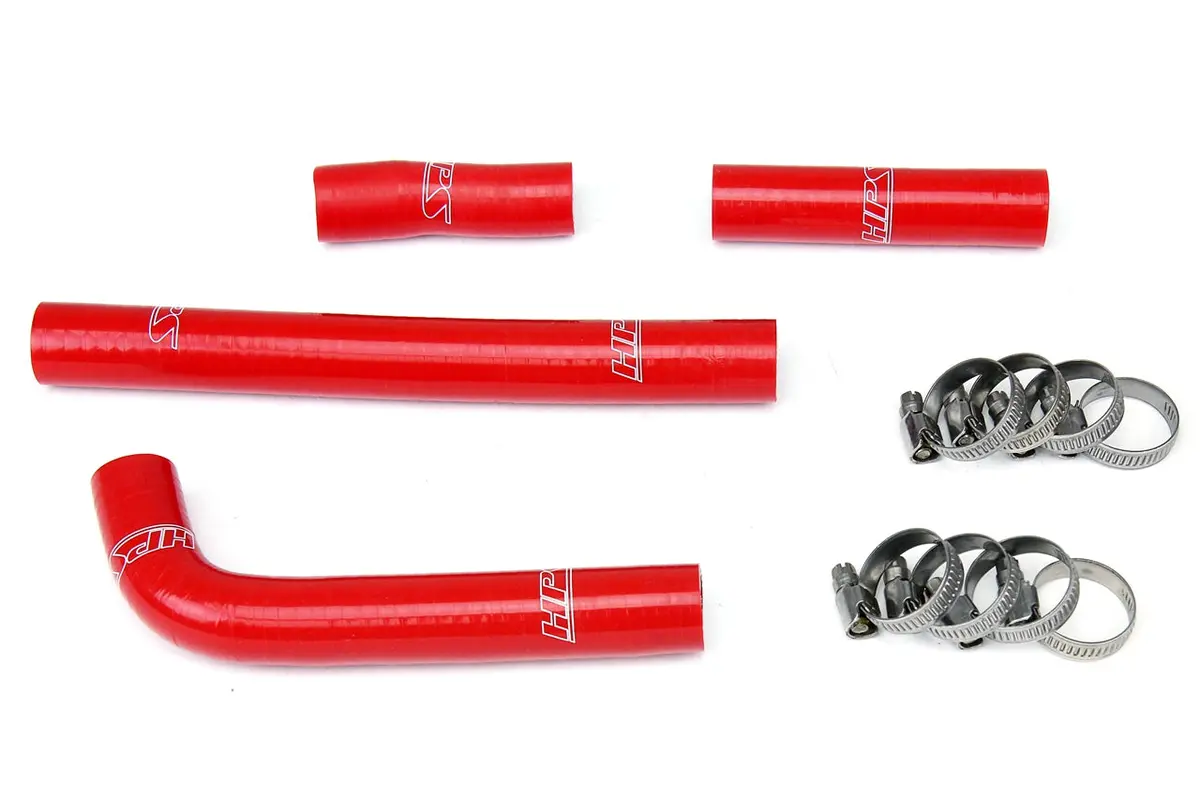 Hps Performance High Temp Reinforced Silicone Radiator Coolant Hose Kit, Red, 57-1351-Red 1