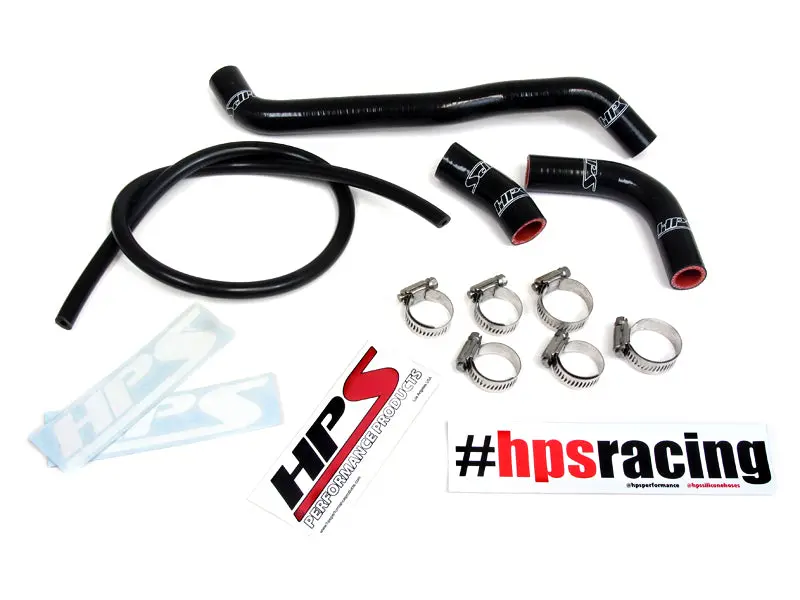 Hps Performance High Temp Reinforced Silicone Radiator Coolant Hose Kit, Black, 57-1359-Blk 1