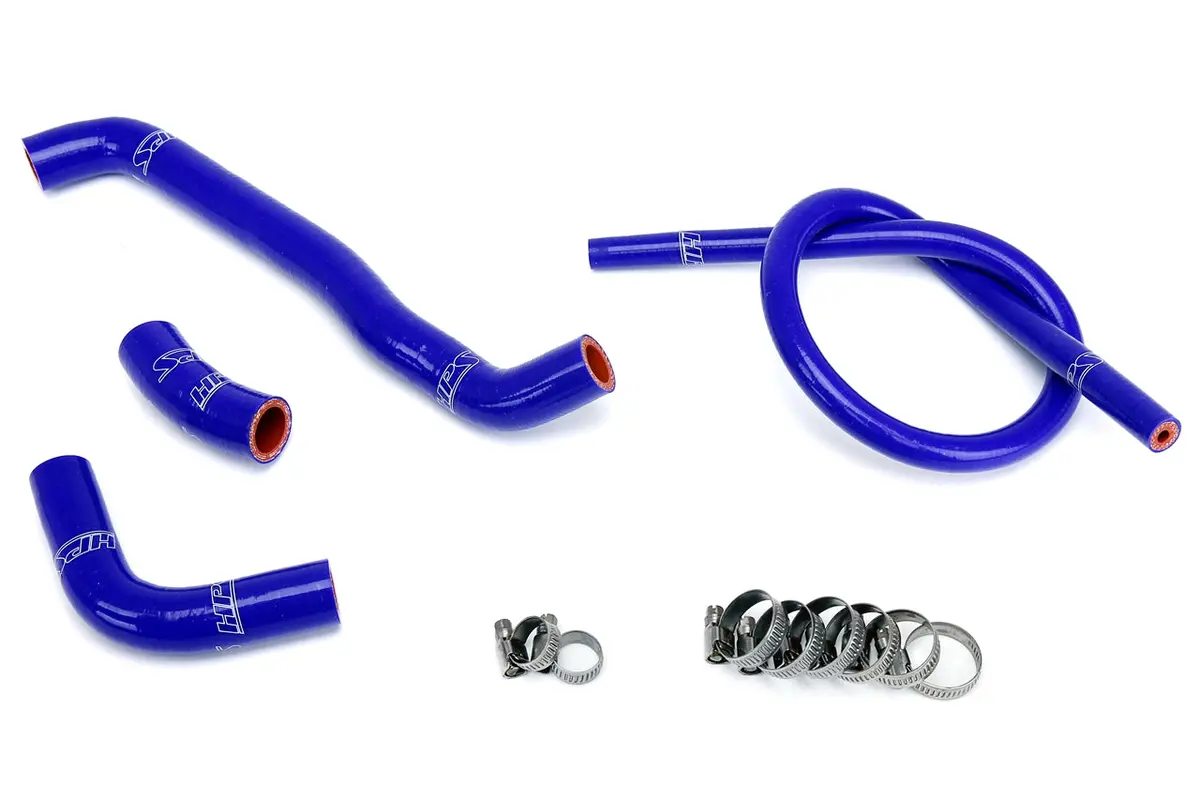 Hps Performance High Temp Reinforced Silicone Radiator Coolant Hose Kit, Blue, 57-1359-Blue 1