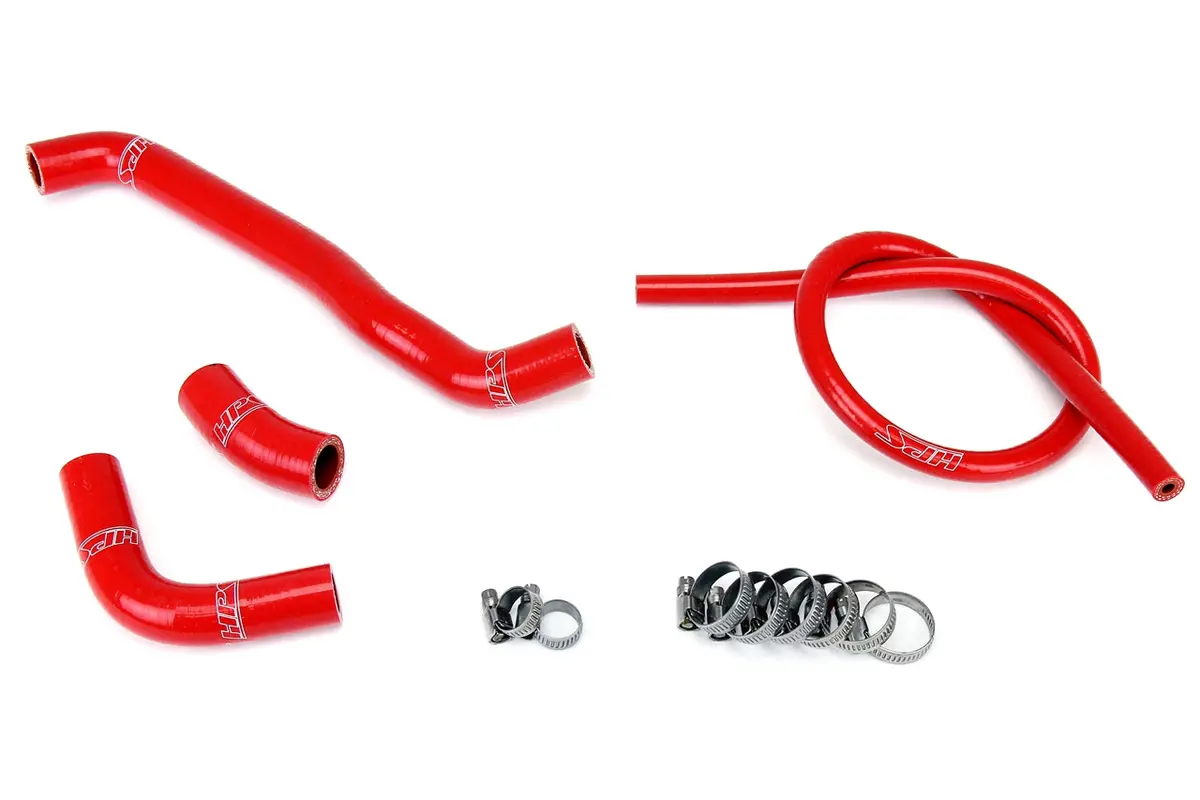 Hps Performance High Temp Reinforced Silicone Radiator Coolant Hose Kit, Red, 57-1359-Red 1