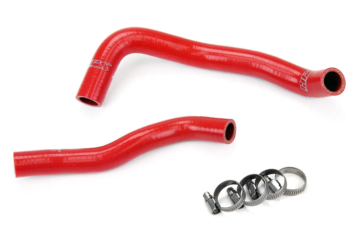 Hps Performance High Temp Reinforced Silicone Radiator Coolant Hose Kit, Red, 57-1360-Red 1