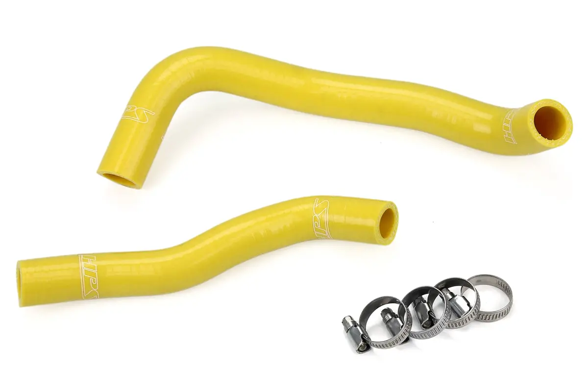 Hps Performance High Temp Reinforced Silicone Radiator Coolant Hose Kit, Yellow, 57-1360-Ylw 1