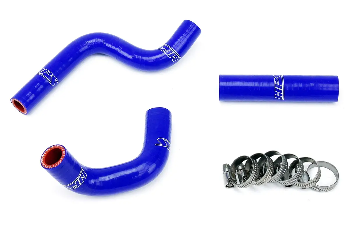 Hps Performance High Temp Reinforced Silicone Radiator Coolant Hose Kit, Blue, 57-1364-Blue 1