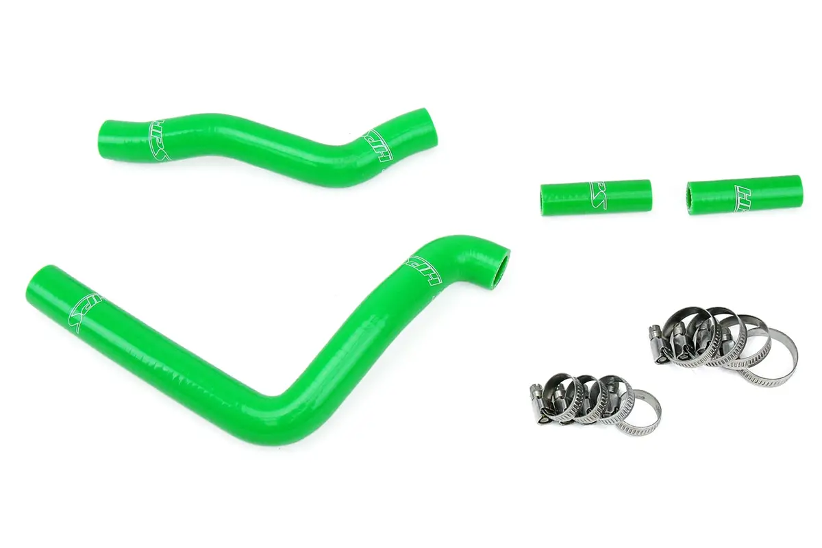 Hps Performance High Temp Reinforced Silicone Radiator Coolant Hose Kit, Green, 57-1369-Grn 1