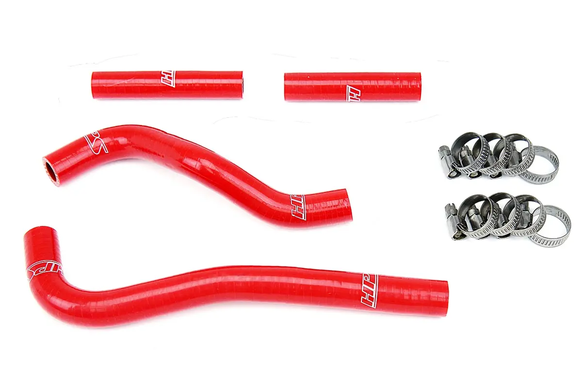 Hps Performance High Temp Reinforced Silicone Radiator Coolant Hose Kit, Red, 57-1371-Red 1