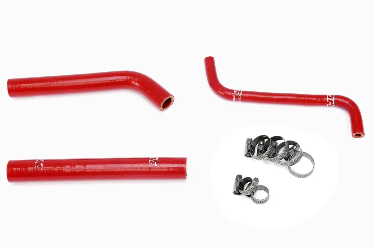 Hps Performance High Temp Reinforced Silicone Radiator Coolant Hose Kit, Red, 57-1376-Red 1