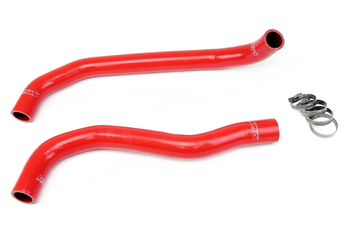 Hps Performance High Temp Reinforced Silicone Radiator Coolant Hose Kit, Red, 57-1383-Red 1