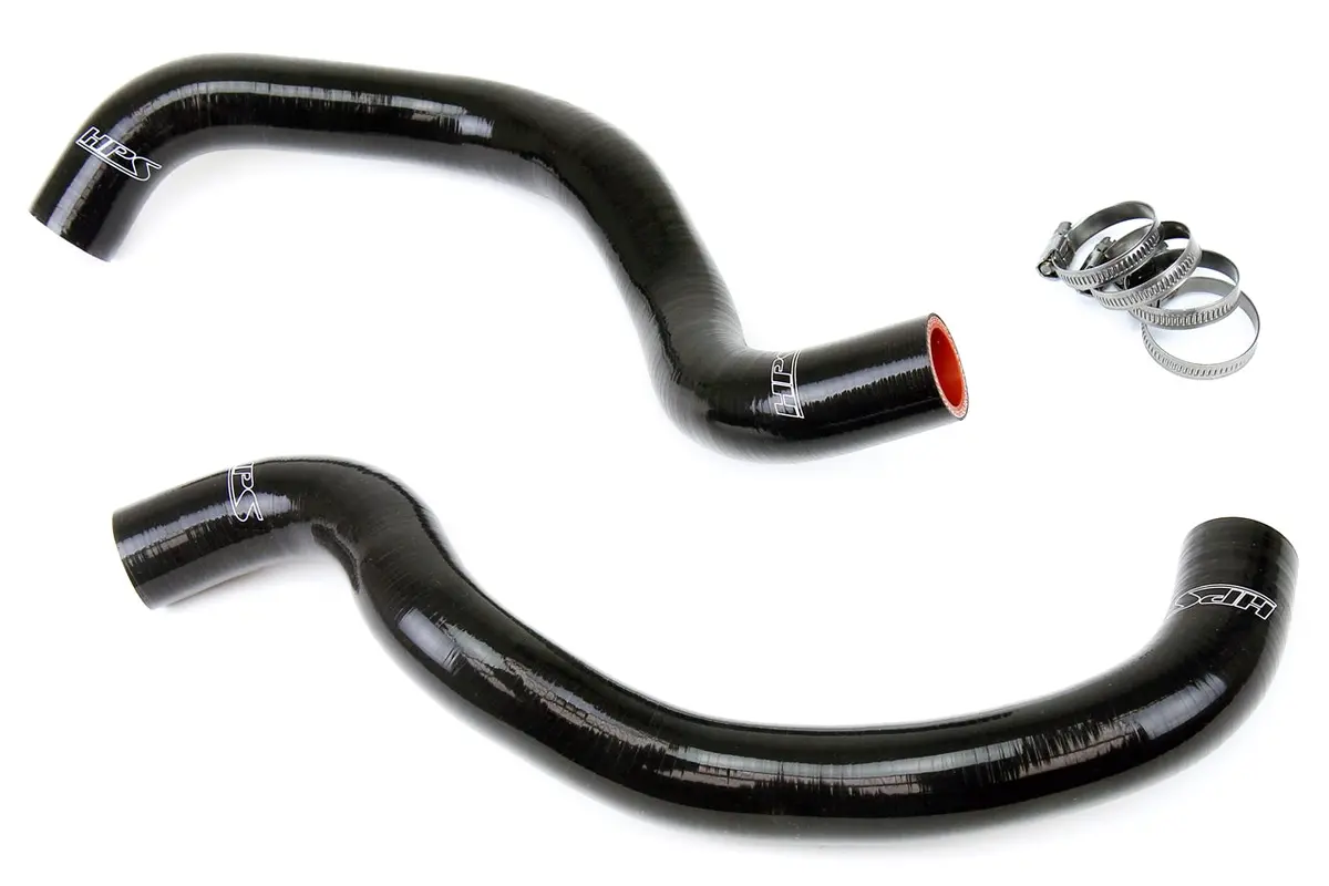 Hps Performance High Temp Reinforced Silicone Radiator Coolant Hose Kit, Black, 57-1384-Blk 1