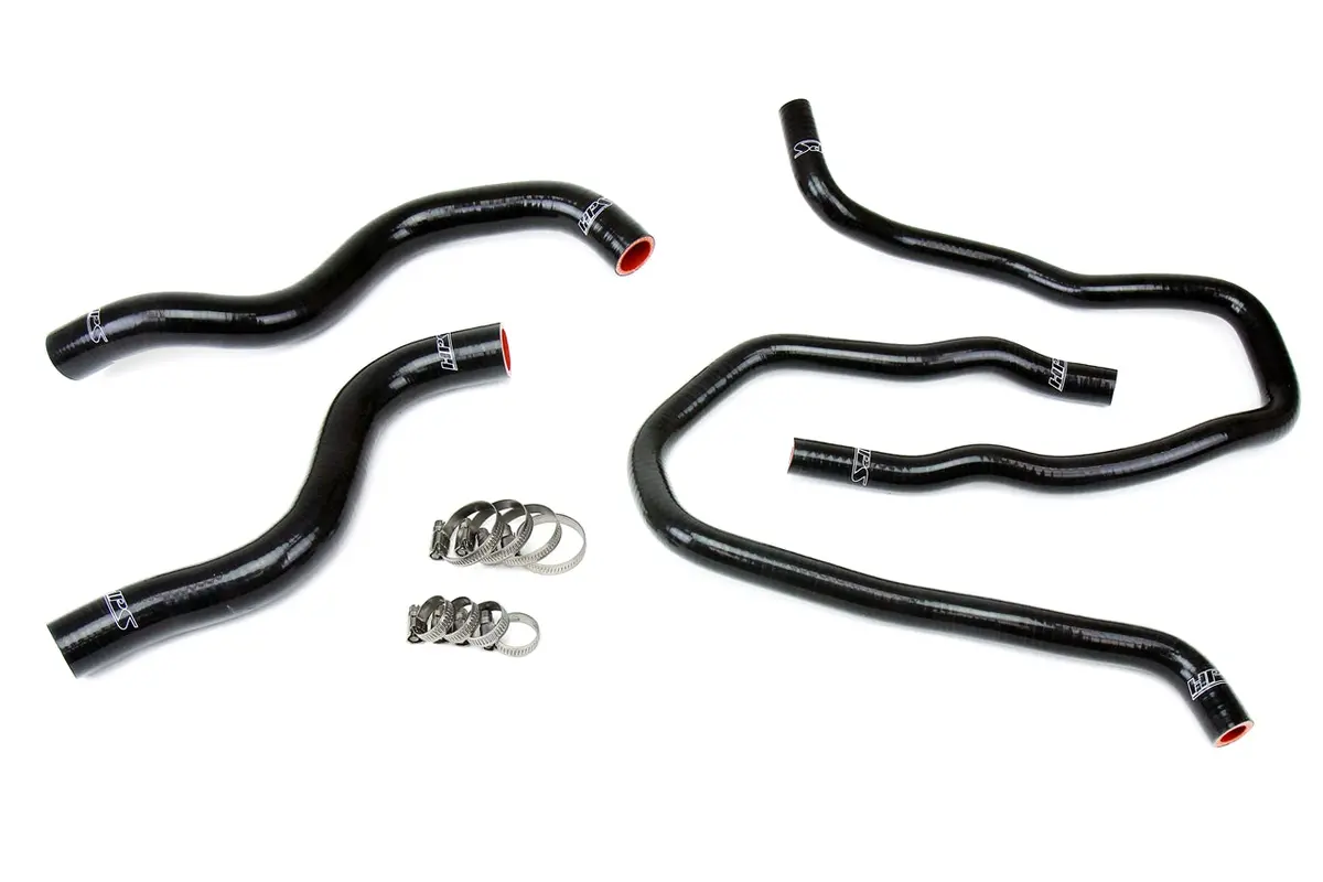 Hps Performance High Temp Reinforced Silicone Radiator And Heater Coolant Hose Kit, Black, 57-1387-Blk 1