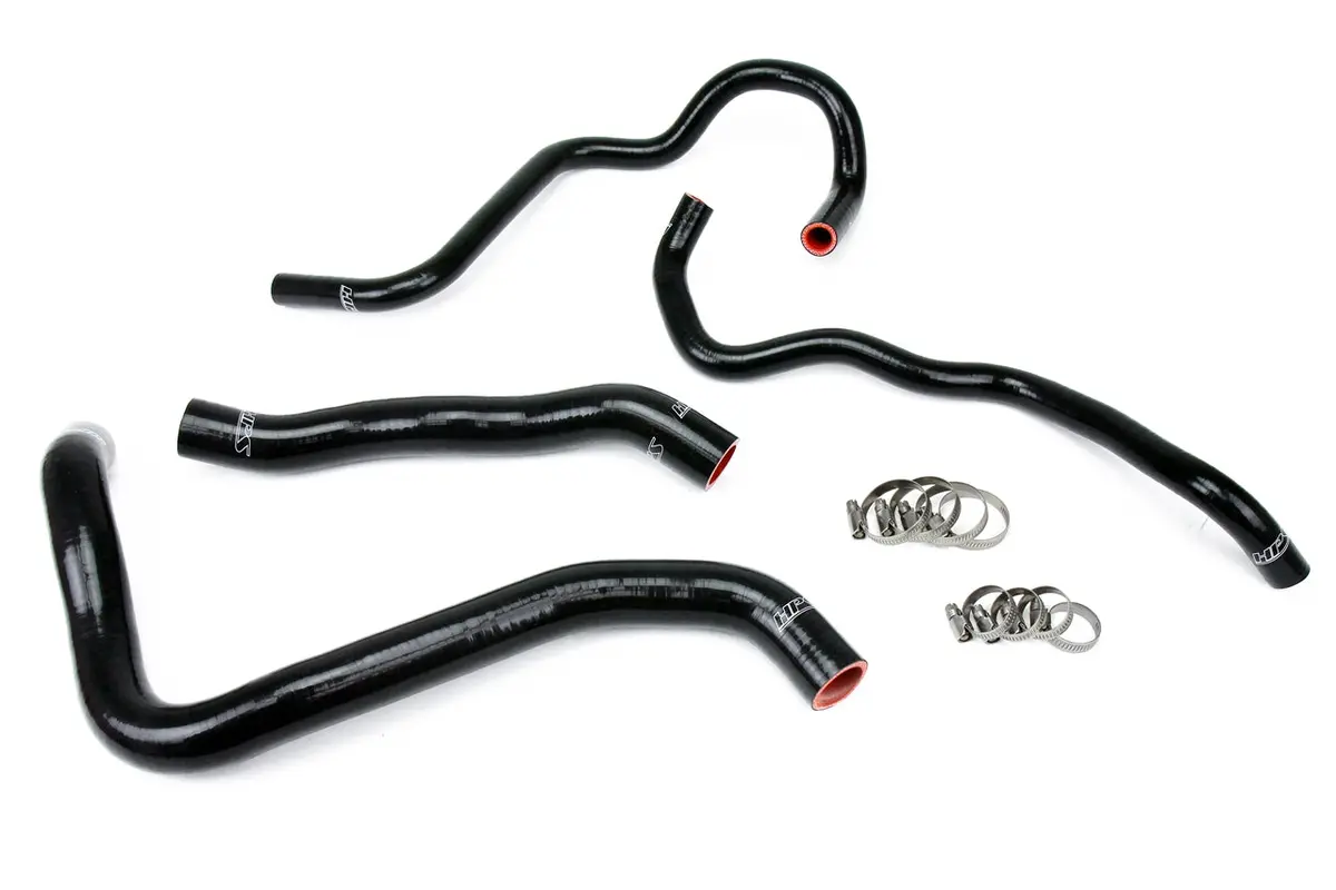 Hps Performance High Temp Reinforced Silicone Radiator And Heater Coolant Hose Kit, Black, 57-1388-Blk 1