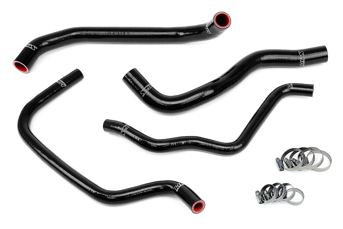 Hps Performance High Temp Reinforced Silicone Radiator And Heater Coolant Hose Kit, Black, 57-1389-Blk 1