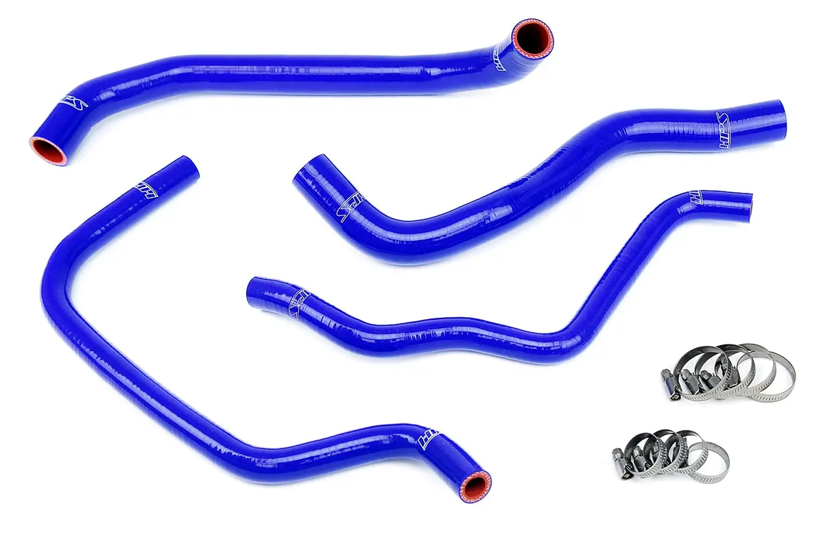 Hps Performance High Temp Reinforced Silicone Radiator And Heater Coolant Hose Kit, Blue, 57-1389-Blue 1