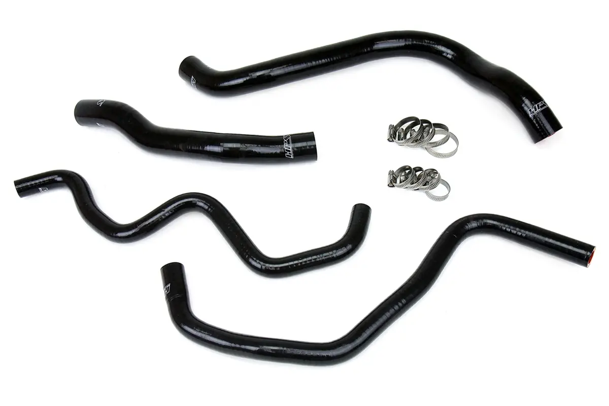 Hps Performance High Temp Reinforced Silicone Radiator And Heater Coolant Hose Kit, Black, 57-1390-Blk 1