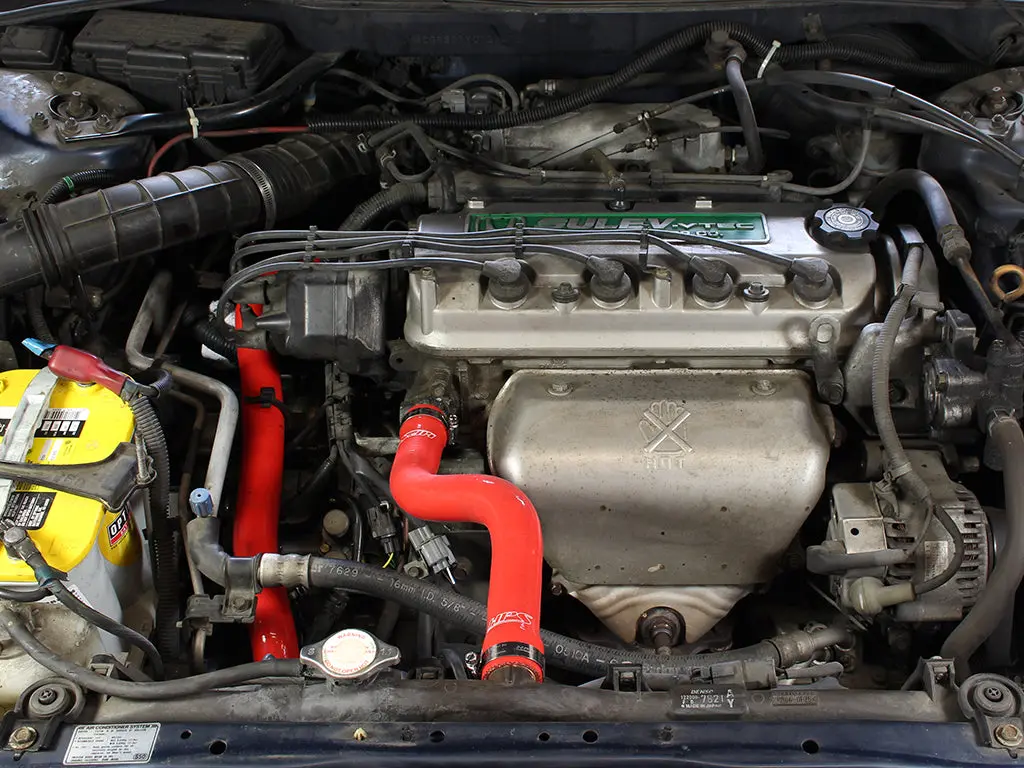 Hps Performance High Temp Reinforced Silicone Radiator Coolant Hose Kit, Red, 57-1394-Red 2