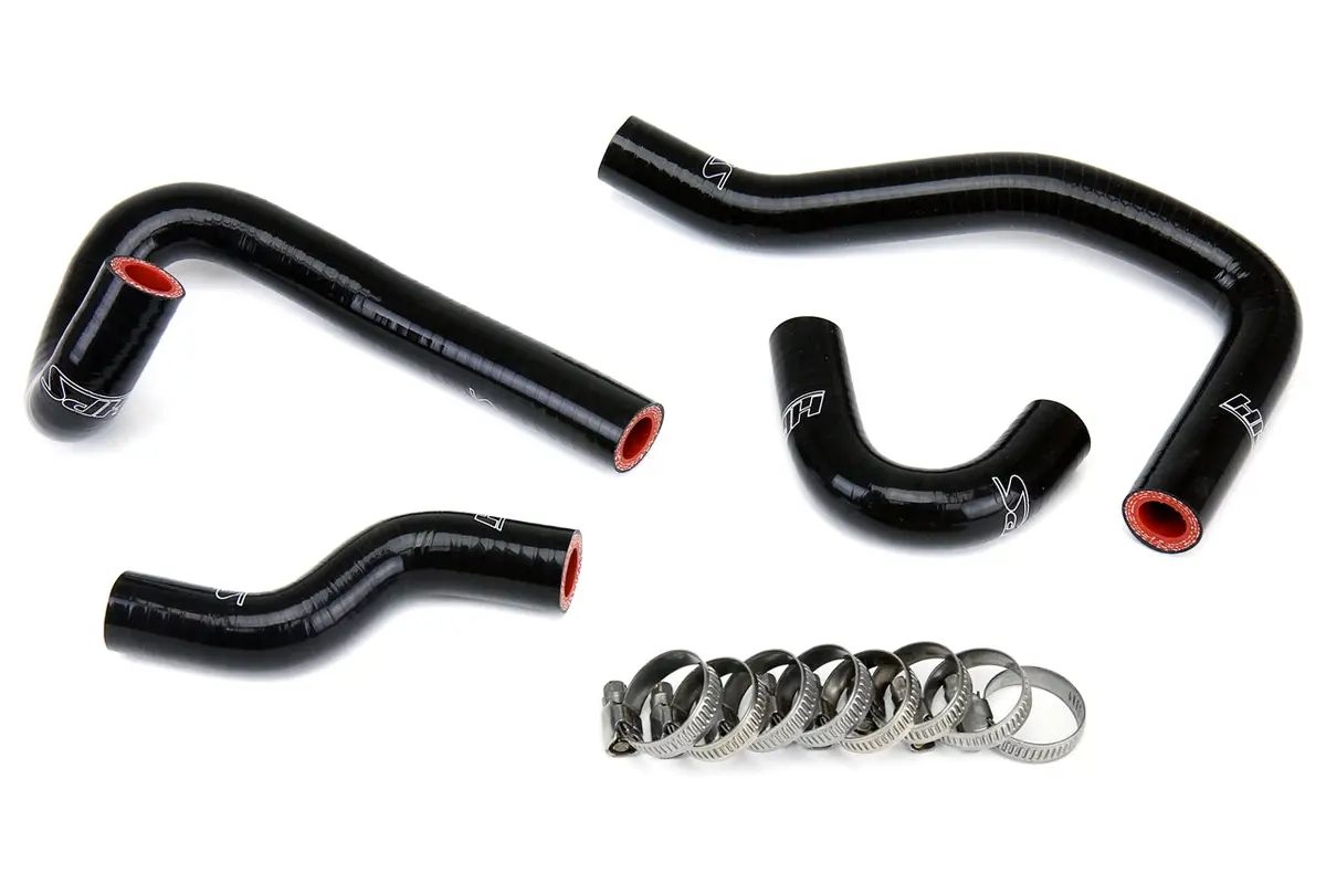 Hps Performance High Temp Reinforced Silicone Heater Coolant Hose Kit, Black, 57-1396-Blk 1