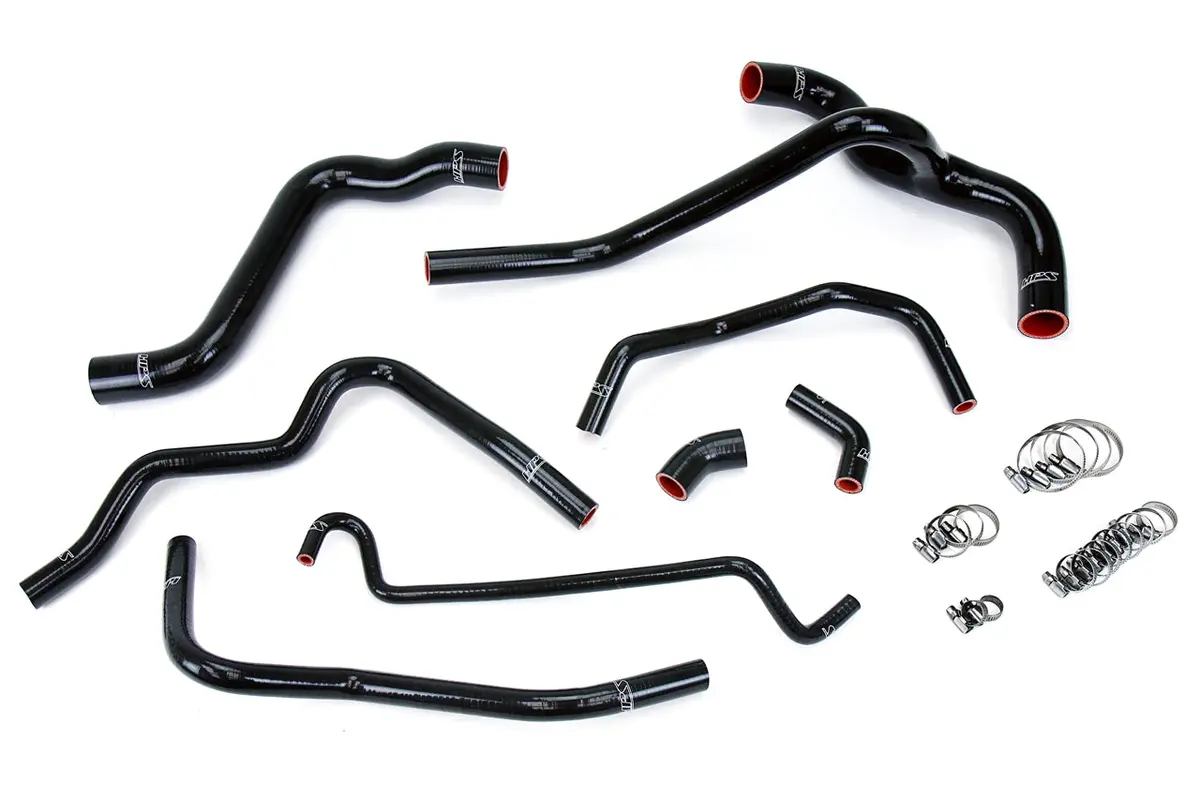Hps Performance High Temp Reinforced Silicone Radiator And Heater Coolant Hose Kit, Black, 57-1400-Blk 1