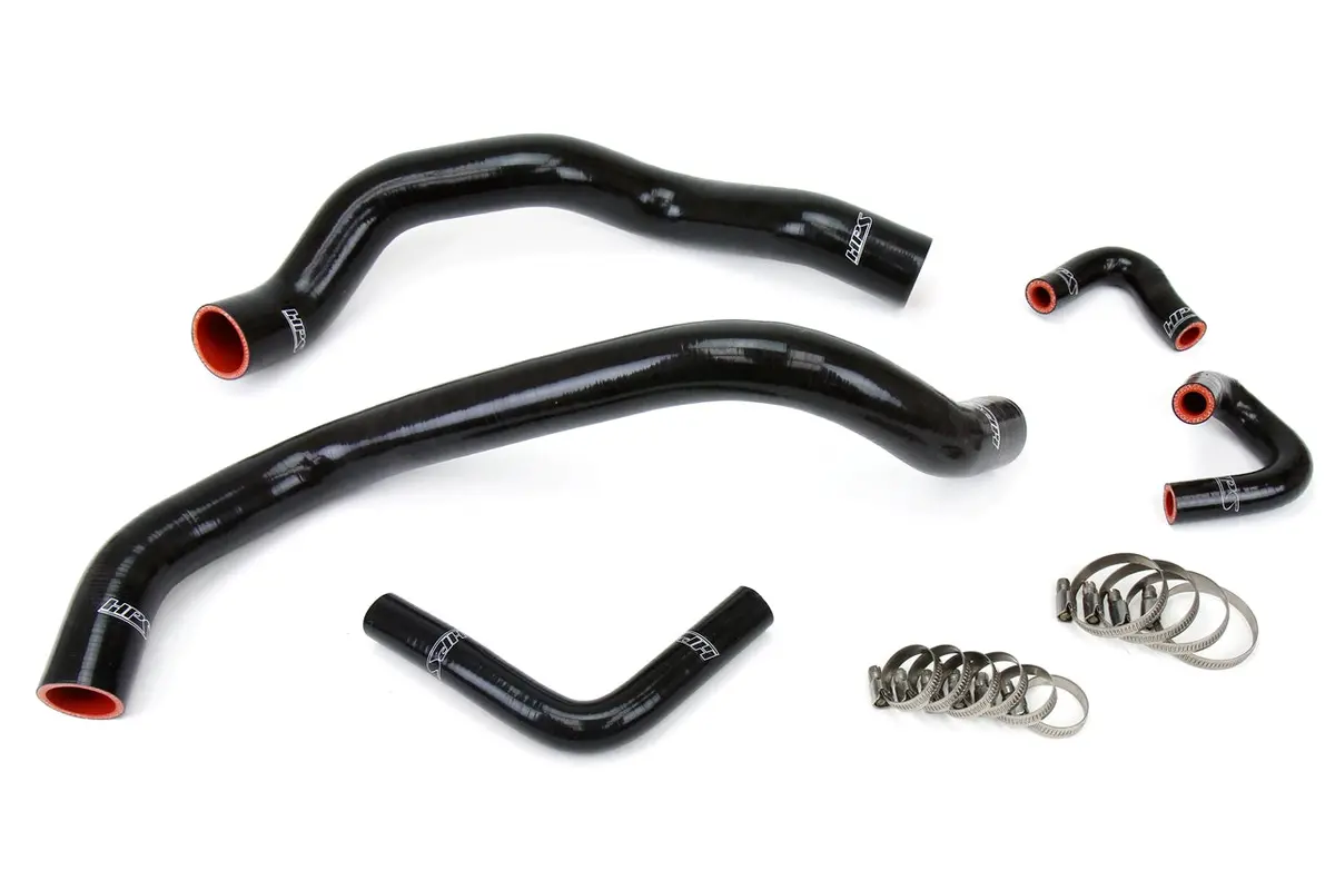 Hps Performance High Temp Reinforced Silicone Radiator And Heater Coolant Hose Kit, Black, 57-1401-Blk 1
