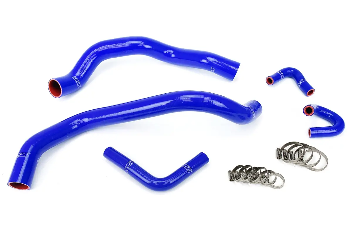 Hps Performance High Temp Reinforced Silicone Radiator And Heater Coolant Hose Kit, Blue, 57-1401-Blue 1