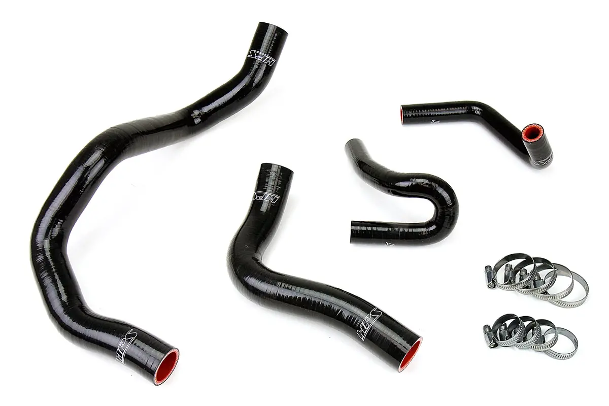 Hps Performance High Temp Reinforced Silicone Radiator And Heater Coolant Hose Kit, Black, 57-1413-Blk 1
