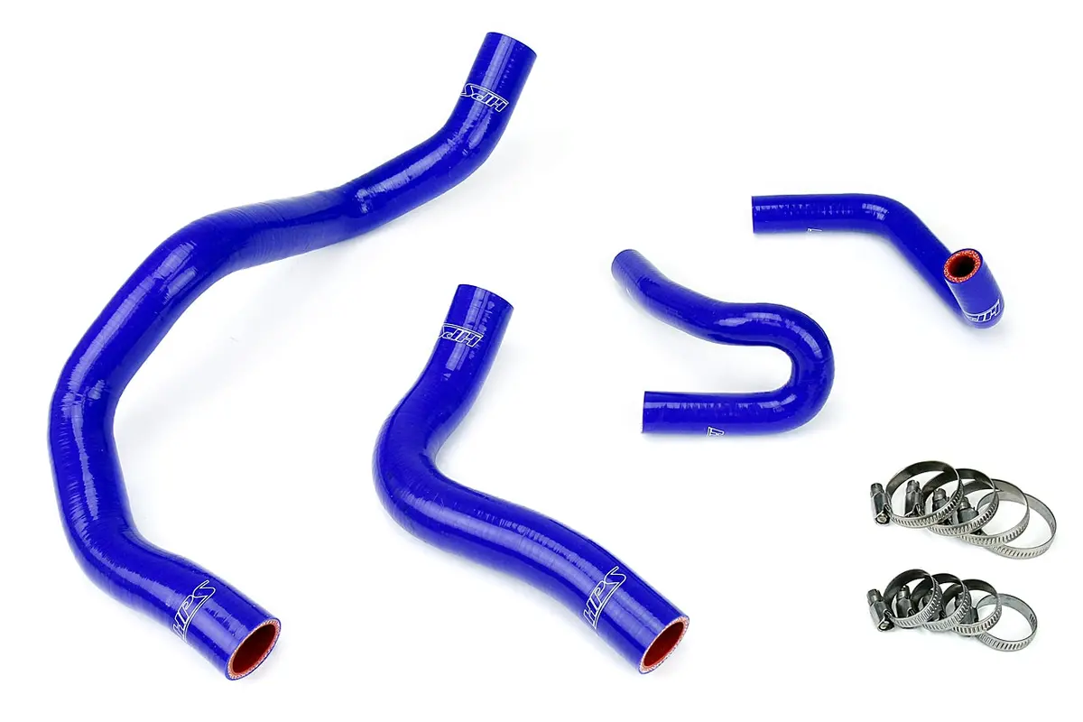 Hps Performance High Temp Reinforced Silicone Radiator And Heater Coolant Hose Kit, Blue, 57-1413-Blue 1