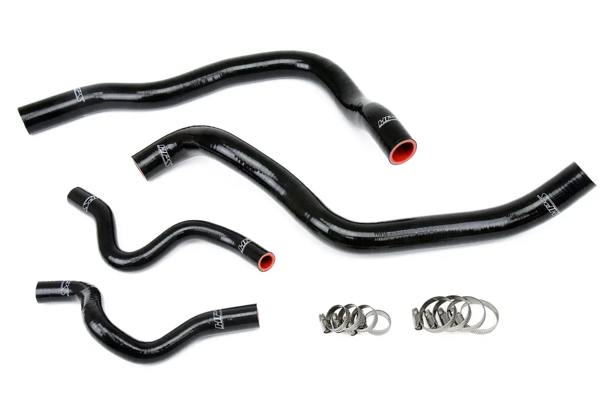 Hps Performance High Temp Reinforced Silicone Radiator Coolant Hose Kit, Black, 57-1417-Blk 1