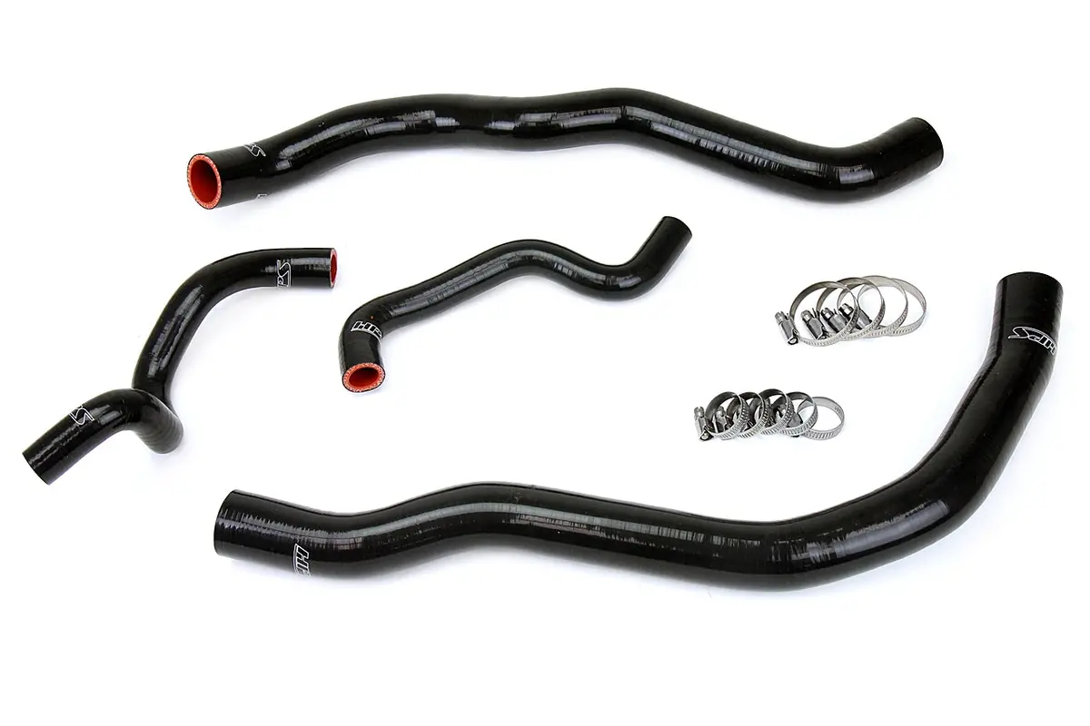 Hps Performance High Temp Reinforced Silicone Radiator Coolant Hose Kit, Black, 57-1418-Blk 1