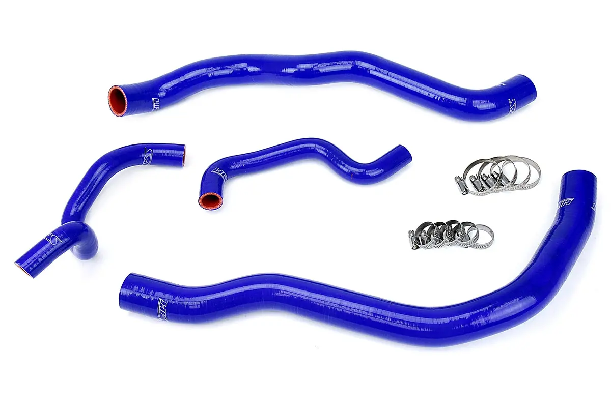 Hps Performance High Temp Reinforced Silicone Radiator Coolant Hose Kit, Blue, 57-1418-Blue 1