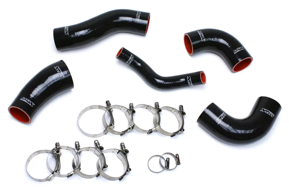 Hps Performance High Temp Reinforced Silicone Intercooler Hose Boots Kit, Black, 57-1420-Blk 1
