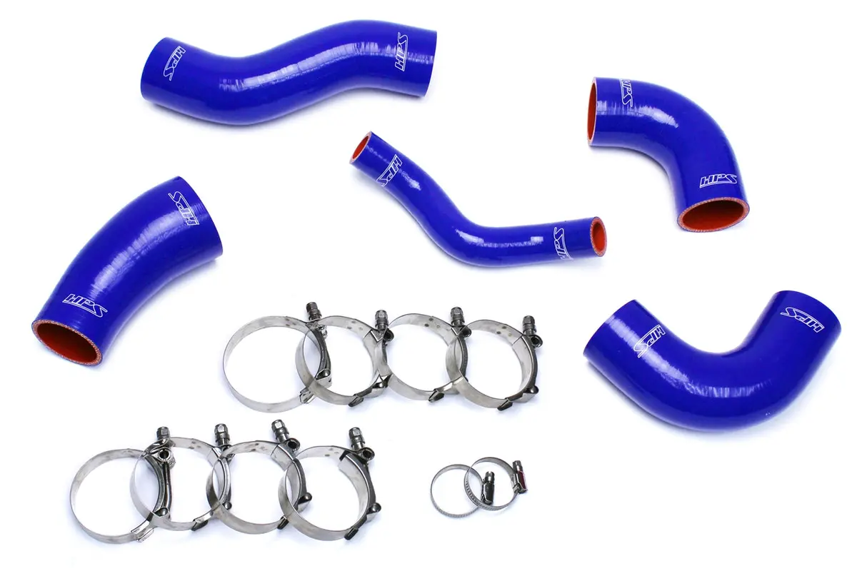 Hps Performance High Temp Reinforced Silicone Intercooler Hose Boots Kit, Blue, 57-1420-Blue 1