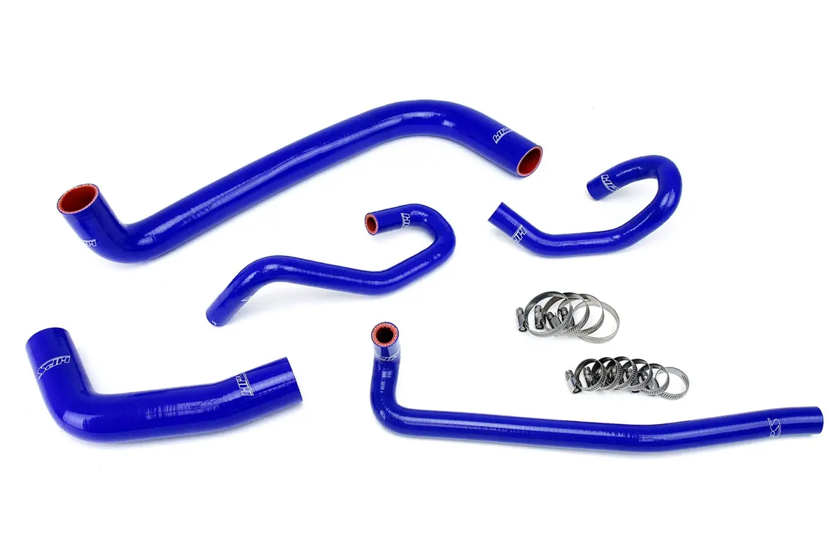 Hps Performance High Temp Reinforced Silicone Radiator And Heater Coolant Hose Kit, Blue, 57-1425-Blue 1