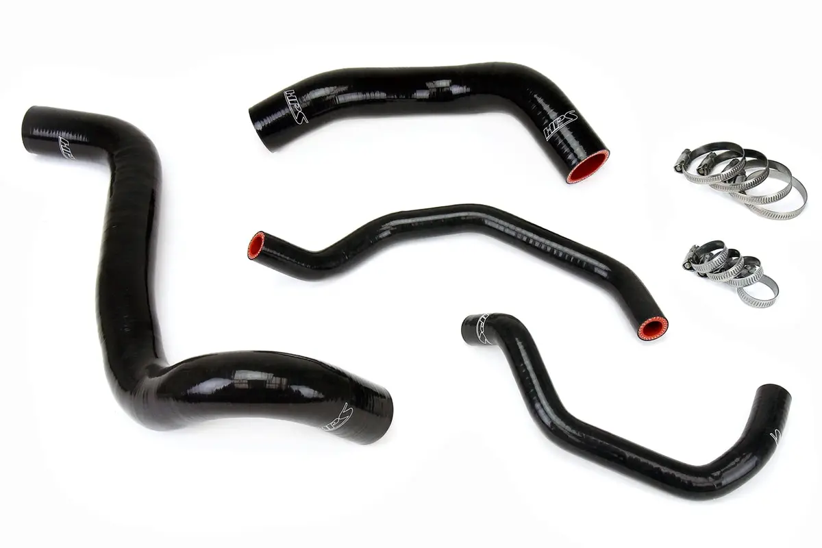 Hps Performance High Temp Reinforced Silicone Radiator And Heater Coolant Hose Kit, Black, 57-1426-Blk 1