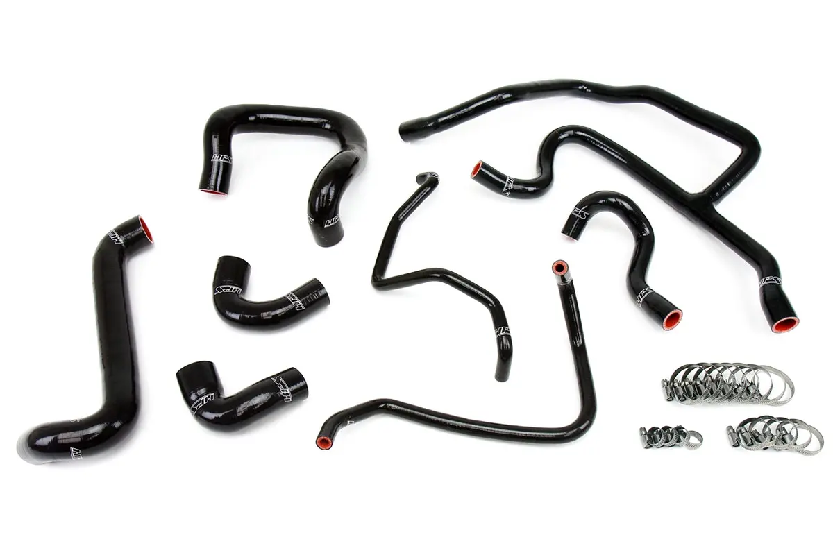 Hps Performance High Temp Reinforced Silicone Radiator And Heater Coolant Hose Kit, Black, 57-1427-Blk 1