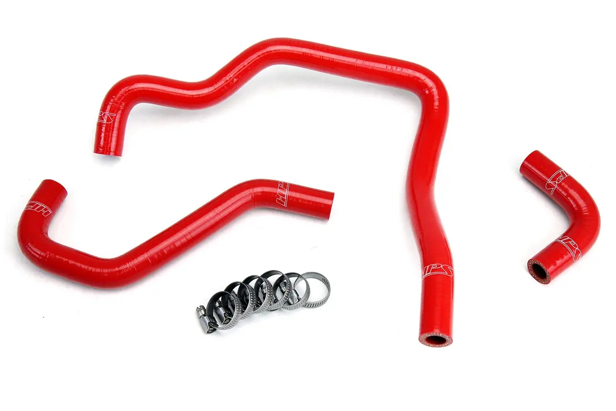 Hps Performance High Temp Reinforced Silicone Heater Coolant Hose Kit, Red, 57-1430-Red 1