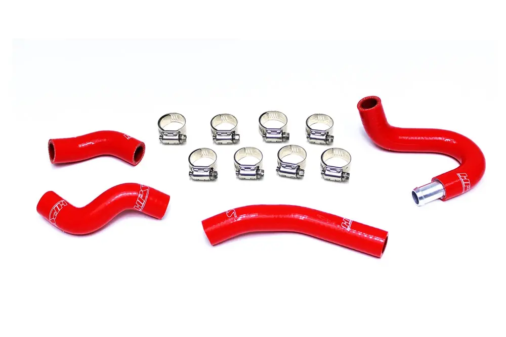 Hps Performance High Temp Reinforced Silicone Heater Coolant Hose Kit, Red, 57-1436-Red 1