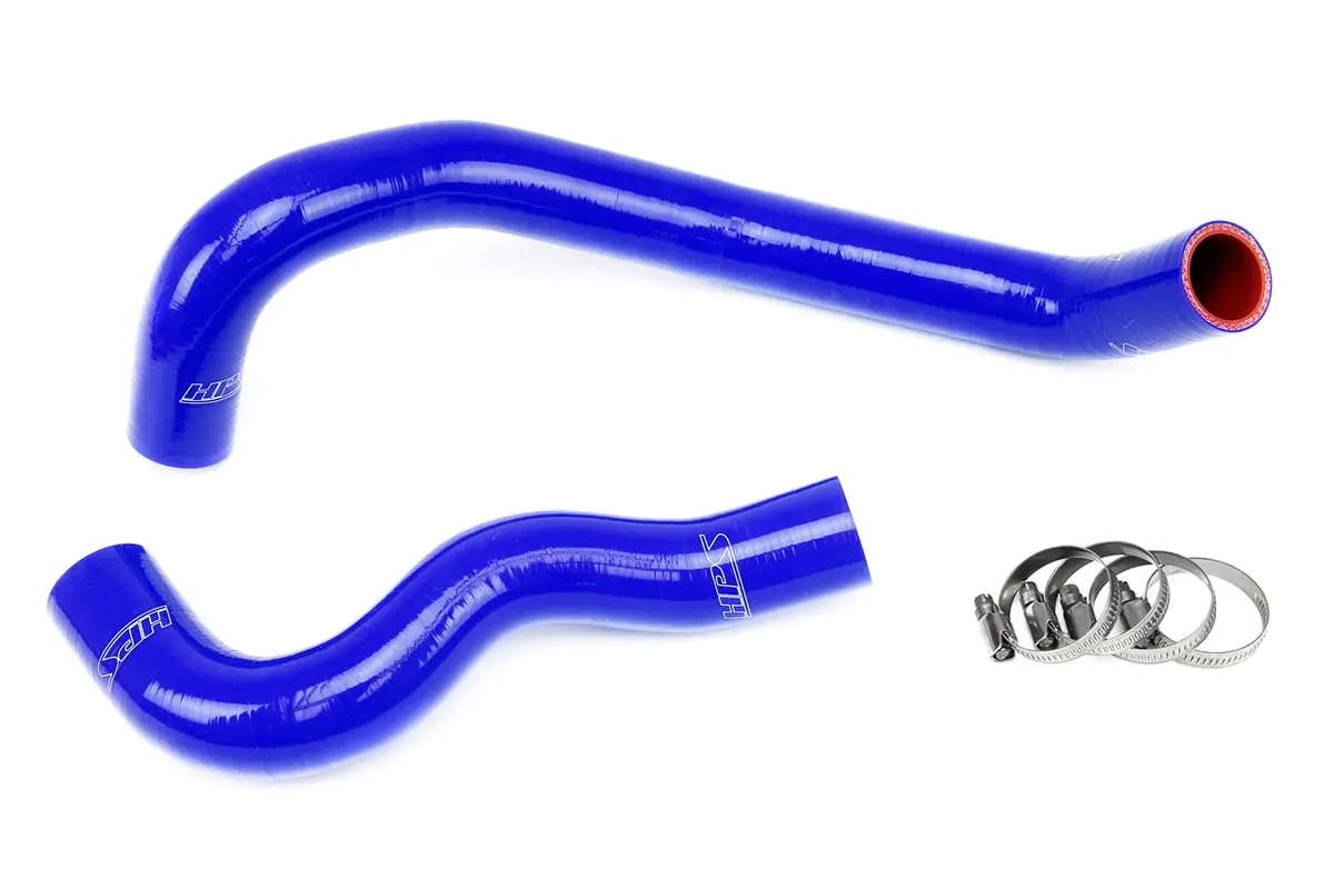 Hps Performance High Temp Reinforced Silicone Radiator Coolant Hose Kit, Blue, 57-1438-Blue 1