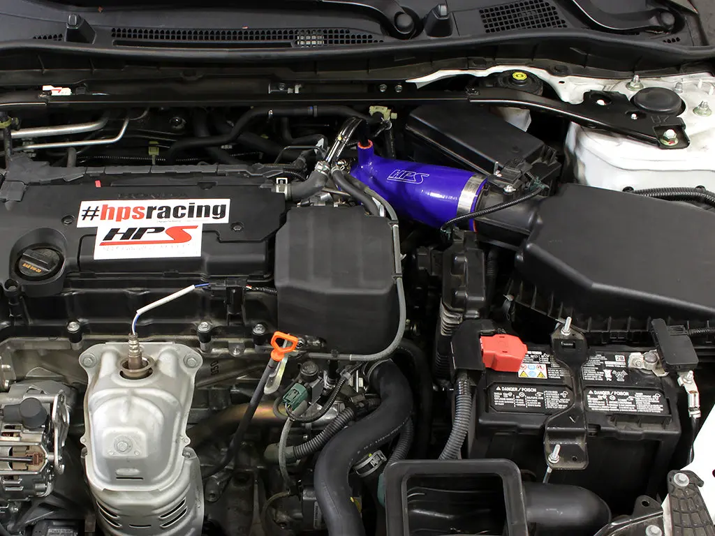 Hps Performance High Temp Reinforced Silicone Air Intake Hose Kit, Blue, 57-1445-Blue 2